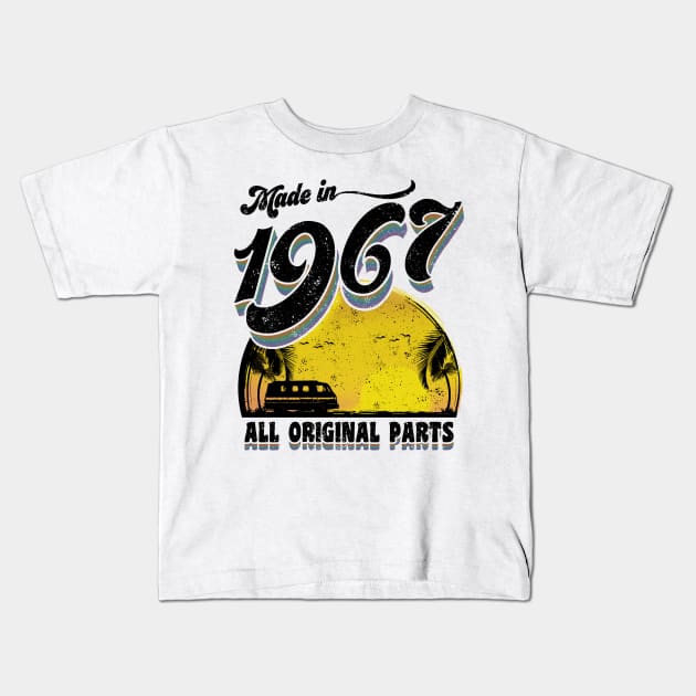 Made in 1967 All Original Parts Kids T-Shirt by KsuAnn